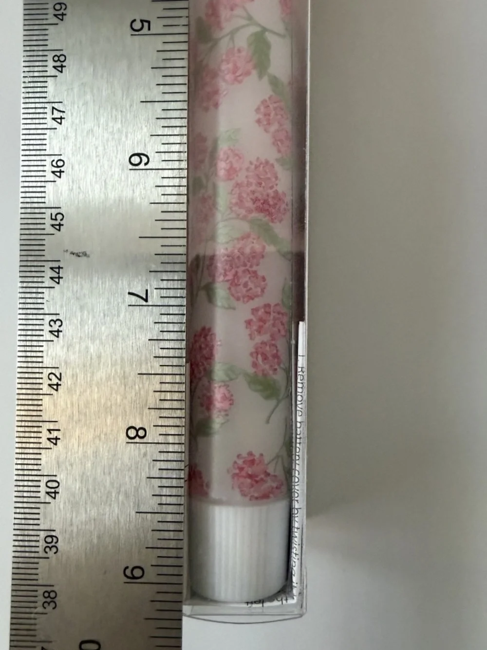 New Kirkland's Pink Hydrangea Taper Candles Timer Flameless 9 Inch (8 total)